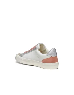 Basket basse cuir argent GEOX
