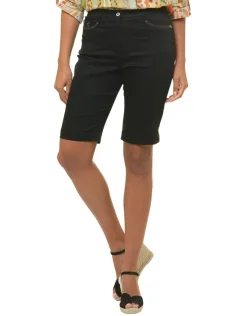 Bermuda noir coton