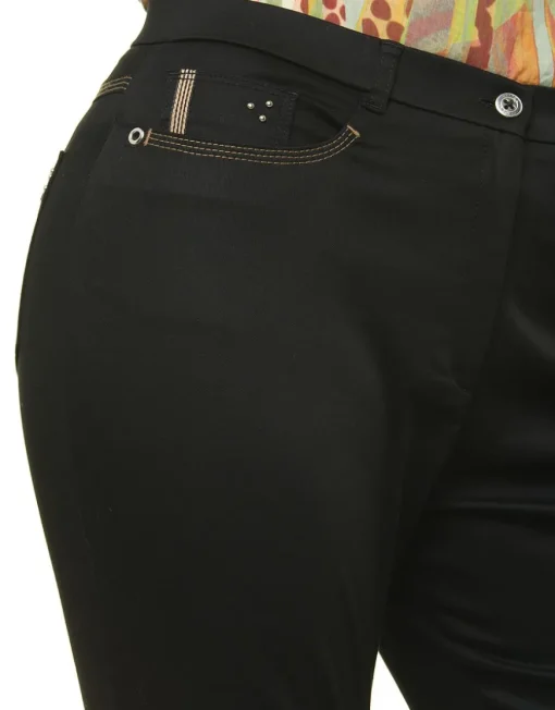 Bermuda noir coton
