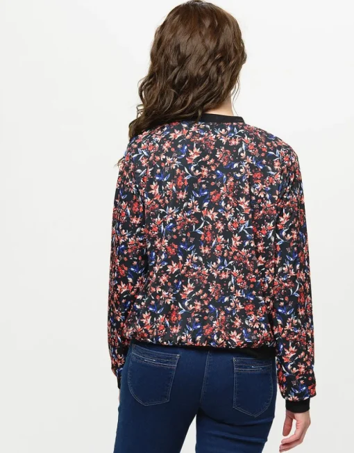 Bombers noir feuillage