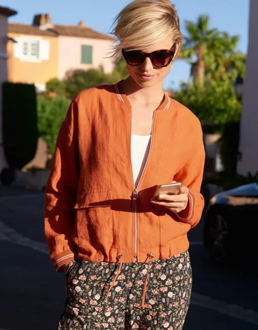Bombers orange100% Lin