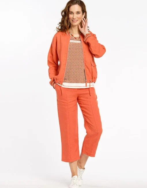 Bombers orange100% Lin