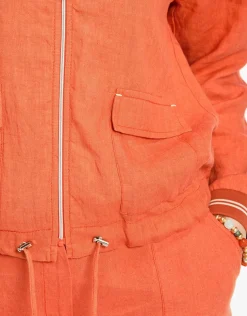 Bombers orange100% Lin