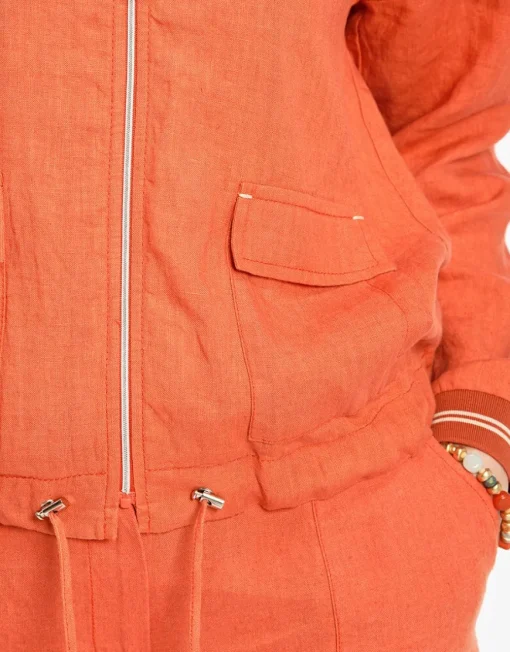 Bombers orange100% Lin