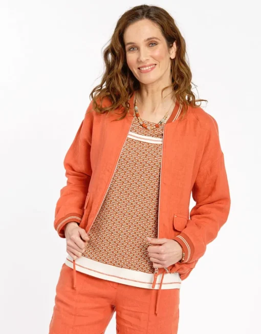 Bombers orange100% Lin