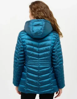 Doudoune matelassée bleu