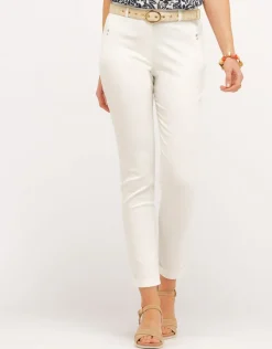 Pantalon jegging écru