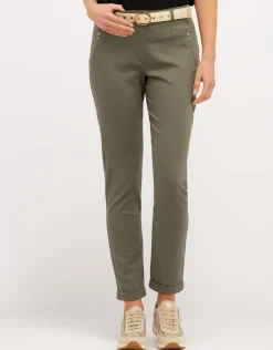 Pantalon jegging kaki