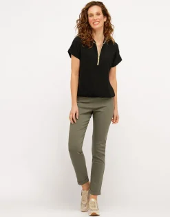 Pantalon jegging kaki