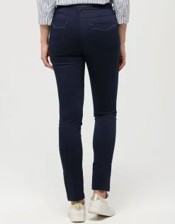 Pantalon marine coton