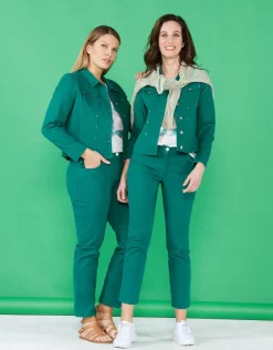 Veste verte coton